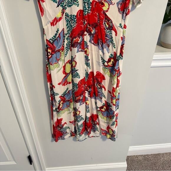 Vintage Ulf Andersson Floral MIDI Dress 6 - Picture 8 of 11